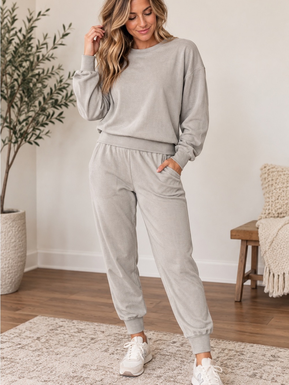 Danskin 2 piece athleisure set , tan/taupe in color, so comfortable ! Sz M ,nwot